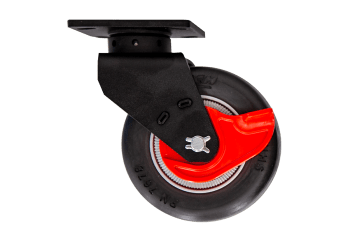 HalfAss Caster (Left Swivel w/ Step Brake)