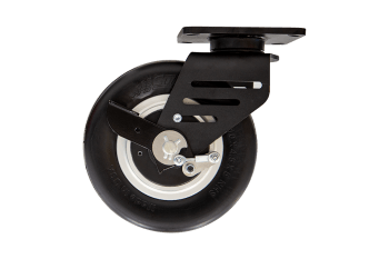 BadAss Caster (Right Swivel w/ Step Brake)