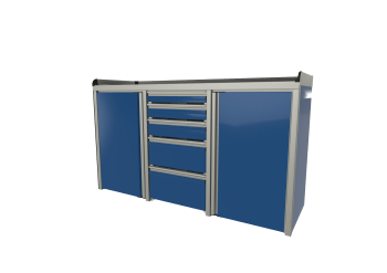 Pro Trailer Base Cabinet With MotionLatch Drawers