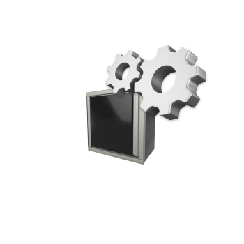 black custom aluminum ctech manufacturing one opening wall cabinet with left swing latching compartment door and adjustable shelf