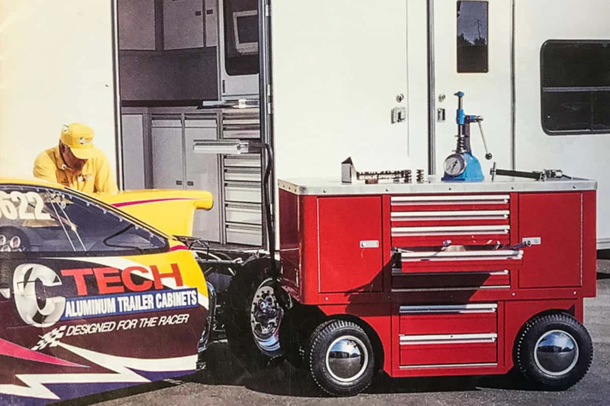 CTech Drag Racing Pit Cart And Trailer