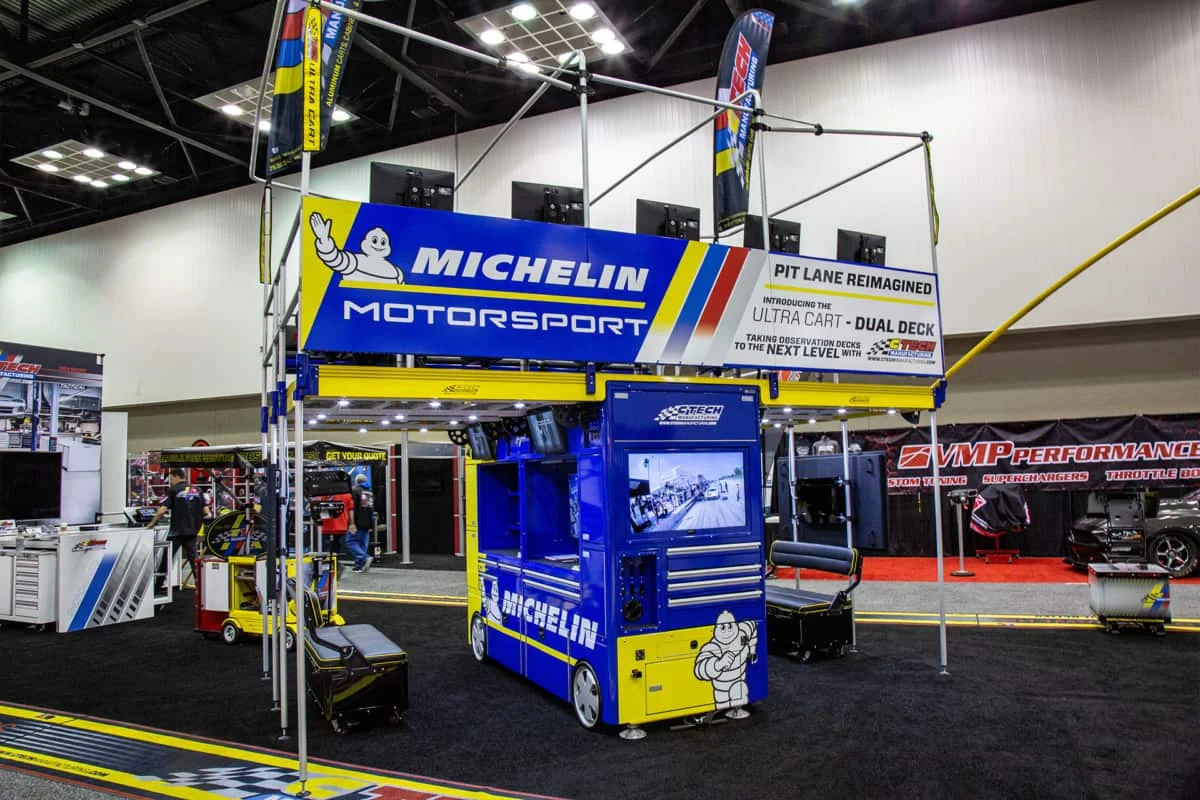 Michelin Pit Cart On Display At The PRI Tradeshow
