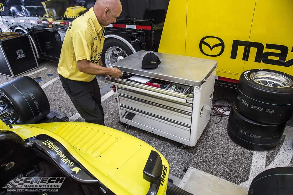 CTECH Indy Lights Paddock Caster Cart Toolbox